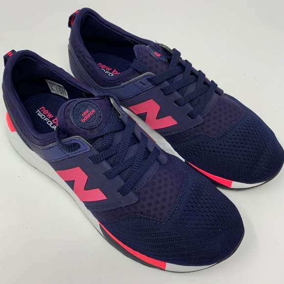 🆕 New Balance 247 Classic Sneakers - Navy/Pink - Picture 4 of 8